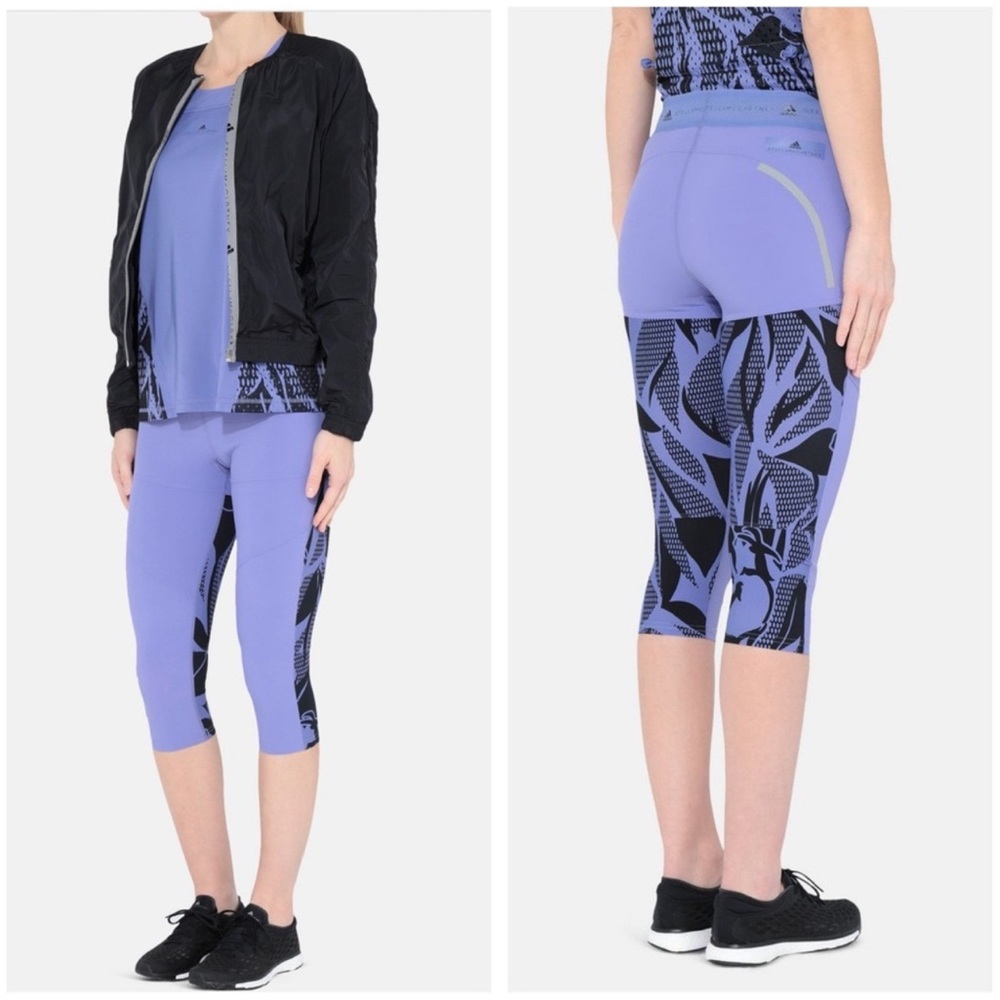 adidas by Stella McCartney Run Adzero ¾ Tight Purple Leggings